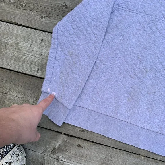 Patagonia Organic Cotton Quilt Snap T Pullover Jacket Sweater Small - Picture 4 of 14